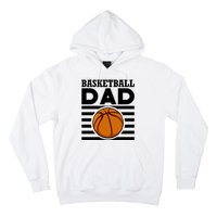 Basketball Dad Vintage Retro Line Hoodie