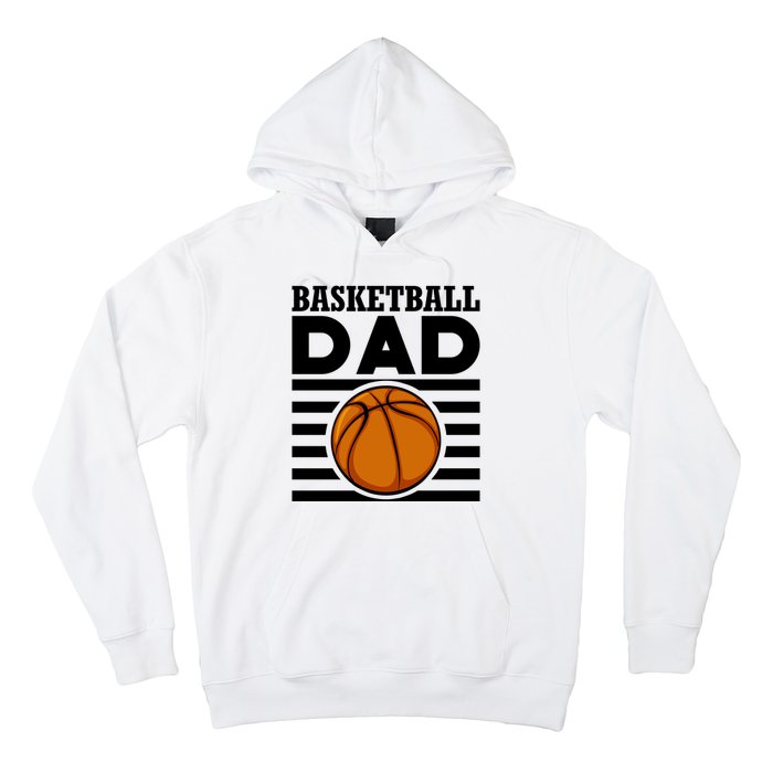 Basketball Dad Vintage Retro Line Hoodie