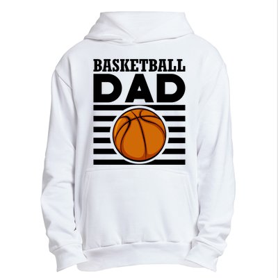 Basketball Dad Vintage Retro Line Urban Pullover Hoodie