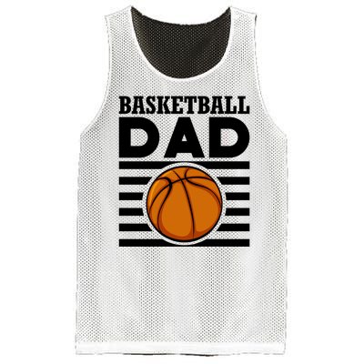 Basketball Dad Vintage Retro Line Mesh Reversible Basketball Jersey Tank