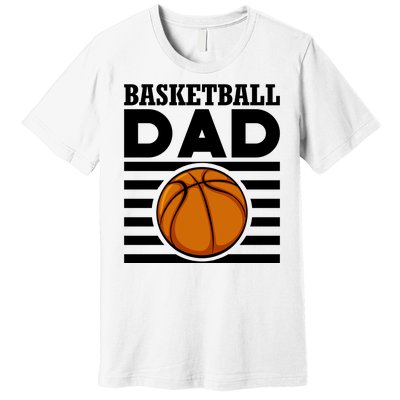 Basketball Dad Vintage Retro Line Premium T-Shirt