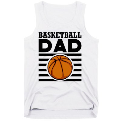 Basketball Dad Vintage Retro Line Tank Top