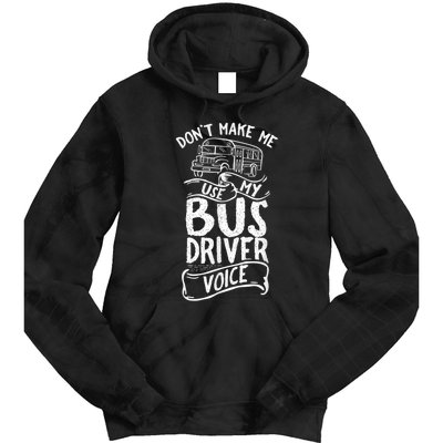 Bus Driver Voice Job Operator Busman Driving Tie Dye Hoodie