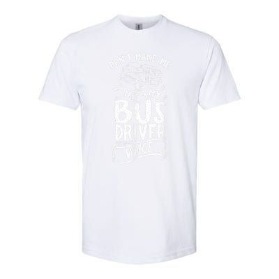 Bus Driver Voice Job Operator Busman Driving Softstyle CVC T-Shirt