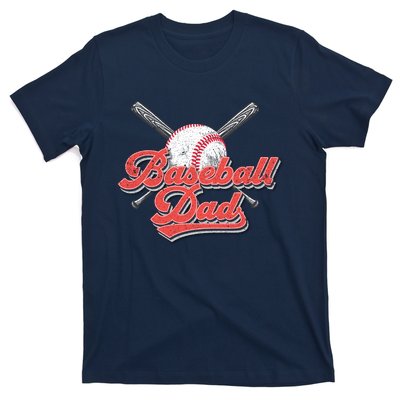 Baseball Dad Vintage Baseball For Dad T-Shirt