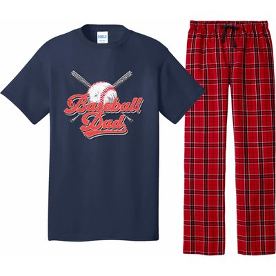 Baseball Dad Vintage Baseball For Dad Pajama Set