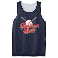 Baseball Dad Vintage Baseball For Dad Mesh Reversible Basketball Jersey Tank