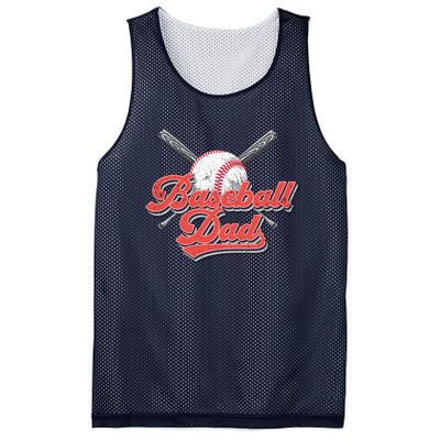 Baseball Dad Vintage Baseball For Dad Mesh Reversible Basketball Jersey Tank