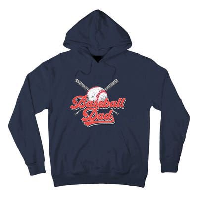 Baseball Dad Vintage Baseball For Dad Tall Hoodie