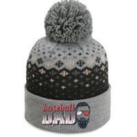 Baseball Dad Vintage Baseball For Dad The Baniff Cuffed Pom Beanie