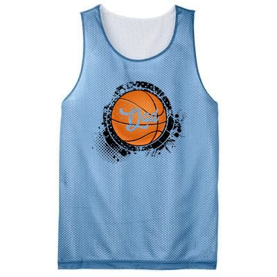 Basketball Dad Vintage Basketball Family Matching Cute Gift Mesh Reversible Basketball Jersey Tank