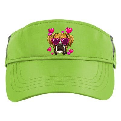 Boxer Dog Valentines Day Dog Breed Owner Keeper Enthusiasts Adult Drive Performance Visor