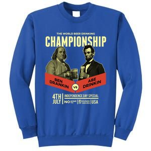 Ben Drankin Vs Abe In Poster 4th Of July Meaningful Gift Sweatshirt