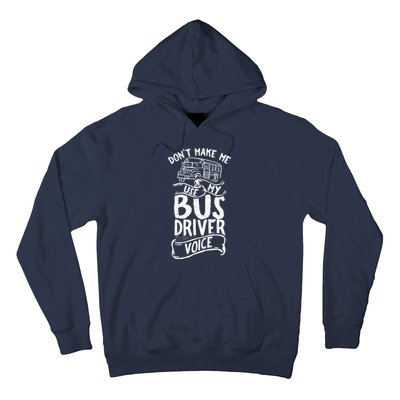 Bus Driver Voice Job Operator Busman Driving Hoodie