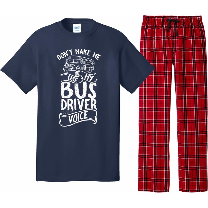 Bus Driver Voice Job Operator Busman Driving Pajama Set