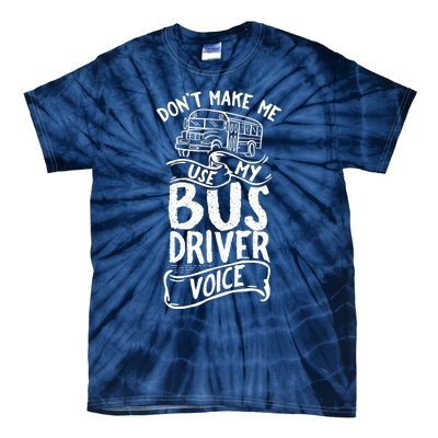 Bus Driver Voice Job Operator Busman Driving Tie-Dye T-Shirt