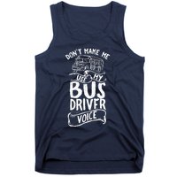 Bus Driver Voice Job Operator Busman Driving Tank Top