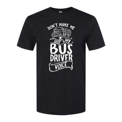 Bus Driver Voice Job Operator Busman Driving Softstyle CVC T-Shirt