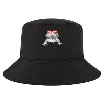 Bearded Dragon Valentines Day Beardie Mom Animal Lover Cool Comfort Performance Bucket Hat