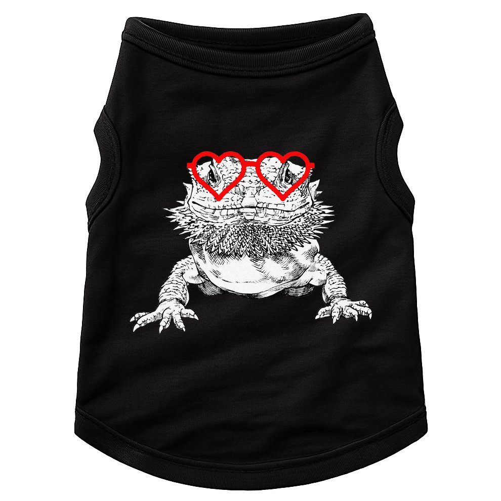 Bearded Dragon Valentines Day Beardie Mom Animal Lover Doggie Tank