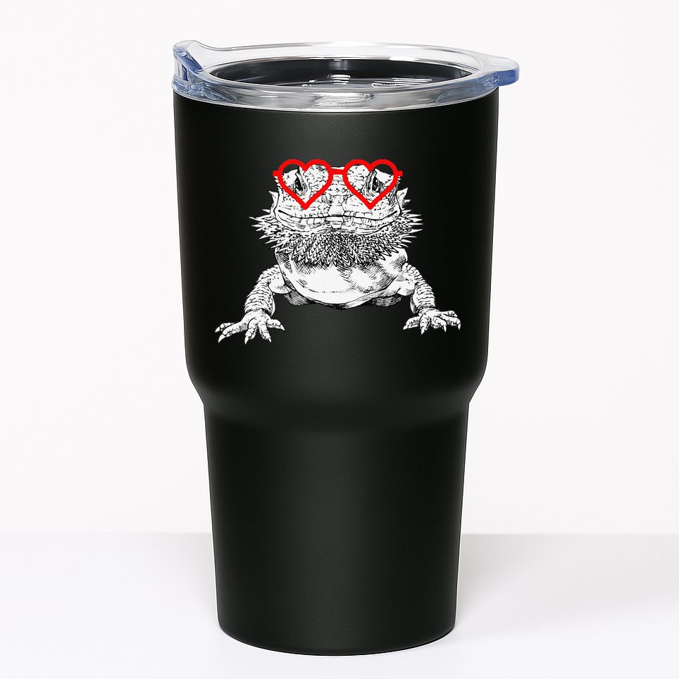 Bearded Dragon Valentines Day Beardie Mom Animal Lover Tumbler