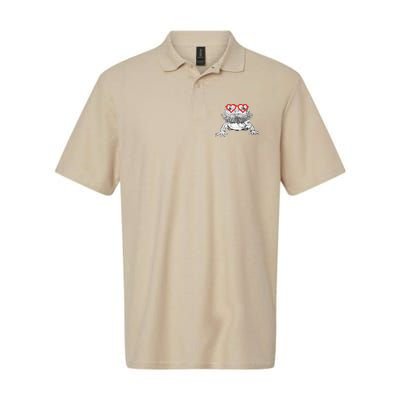 Bearded Dragon Valentines Day Beardie Mom Animal Lover Polo