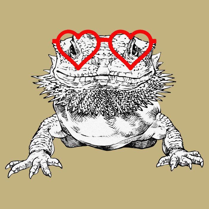 Bearded Dragon Valentines Day Beardie Mom Animal Lover Polo