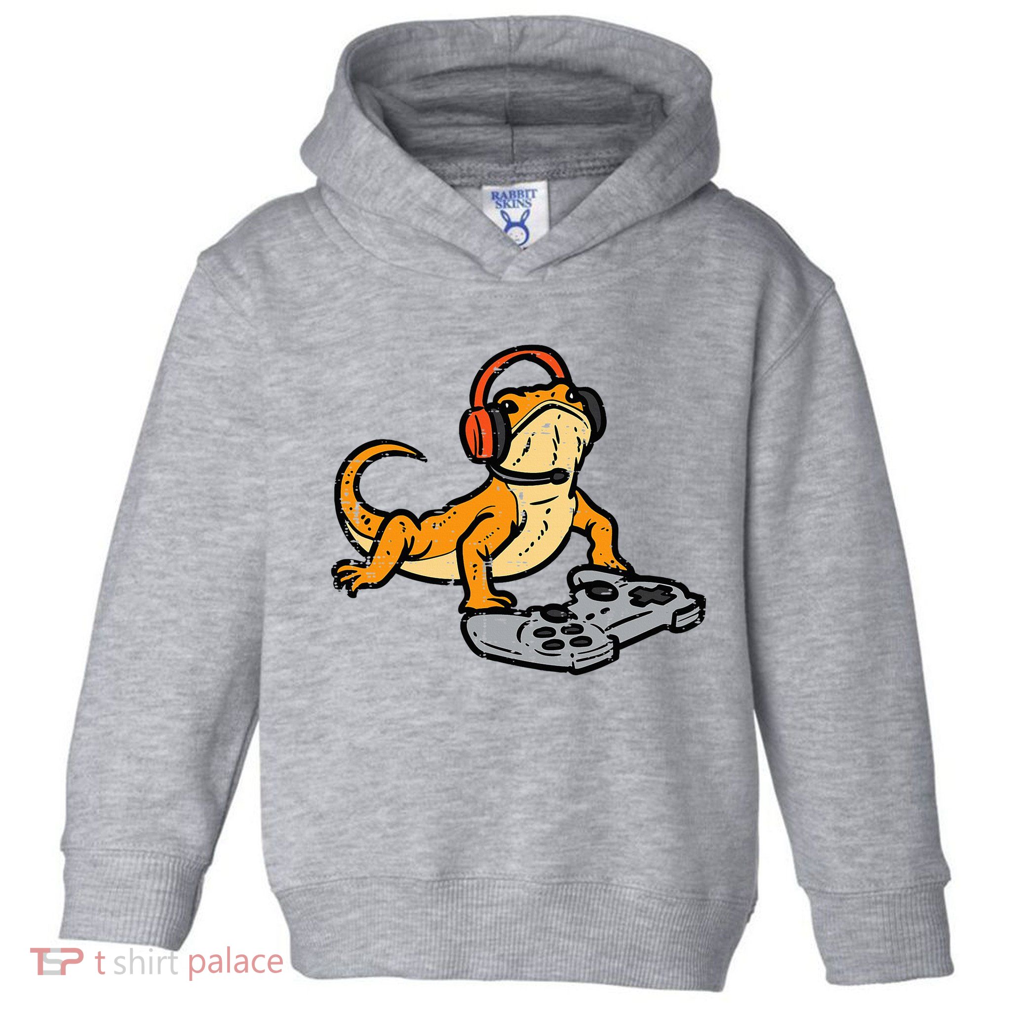 Bearded Dragon Video Gaming Funny Gamer Animal Toddler Hoodie