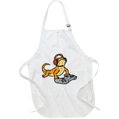 Bearded Dragon Video Gaming Funny Gamer Animal Apron