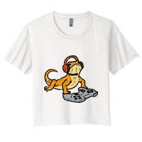 Bearded Dragon Video Gaming Funny Gamer Animal Women's Crop Top Tee