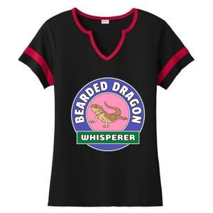 Bearded Dragon Whisperer Ladies Halftime Notch Neck Tee