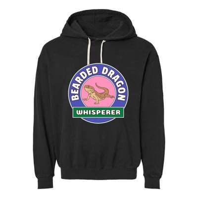 Bearded Dragon Whisperer Garment-Dyed Fleece Hoodie