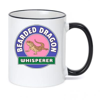 Bearded Dragon Whisperer 11oz Black Color Changing Mug