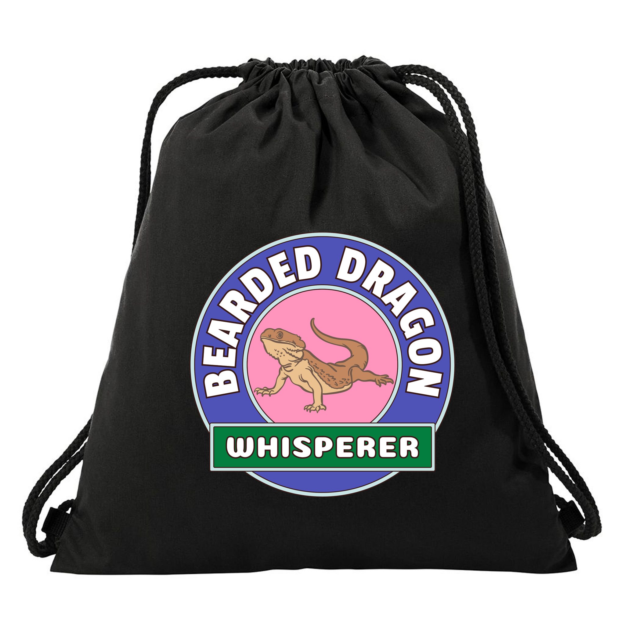 Bearded Dragon Whisperer Drawstring Bag