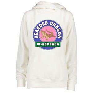 Bearded Dragon Whisperer Womens Funnel Neck Pullover Hood