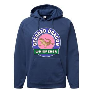 Bearded Dragon Whisperer Performance Fleece Hoodie