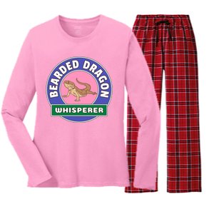 Bearded Dragon Whisperer Women's Long Sleeve Flannel Pajama Set 