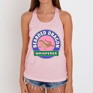 Bearded Dragon Whisperer Women's Knotted Racerback Tank