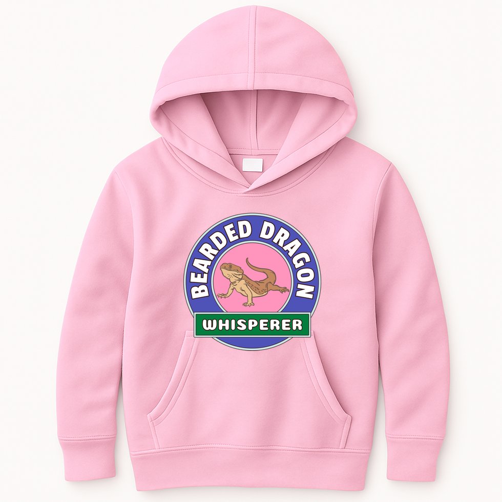 Bearded Dragon Whisperer Kids Hoodie