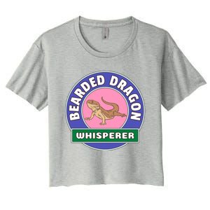 Bearded Dragon Whisperer Women's Crop Top Tee