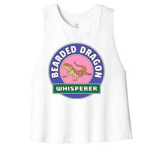 Bearded Dragon Whisperer Women's Racerback Cropped Tank