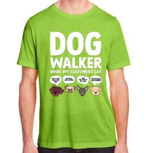 Best Dog Walker Design For Pet Walker Dog Walking Adult ChromaSoft Performance T-Shirt