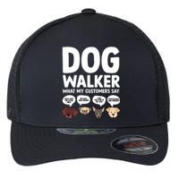 Best Dog Walker Design For Pet Walker Dog Walking Flexfit Unipanel Trucker Cap