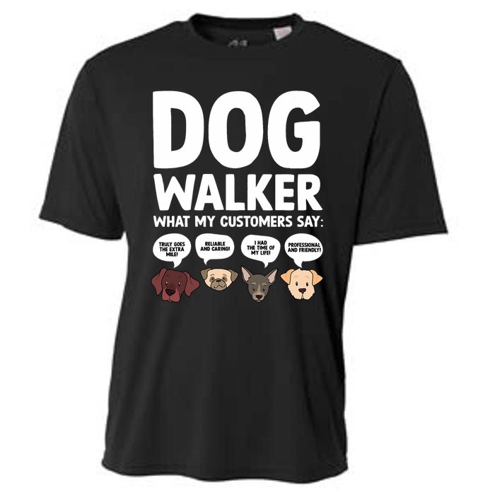 Best Dog Walker Design For Pet Walker Dog Walking Cooling Performance Crew T-Shirt