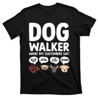 Best Dog Walker Design For Pet Walker Dog Walking T-Shirt