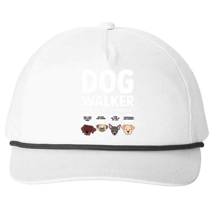 Best Dog Walker Design For Pet Walker Dog Walking Snapback Five-Panel Rope Hat