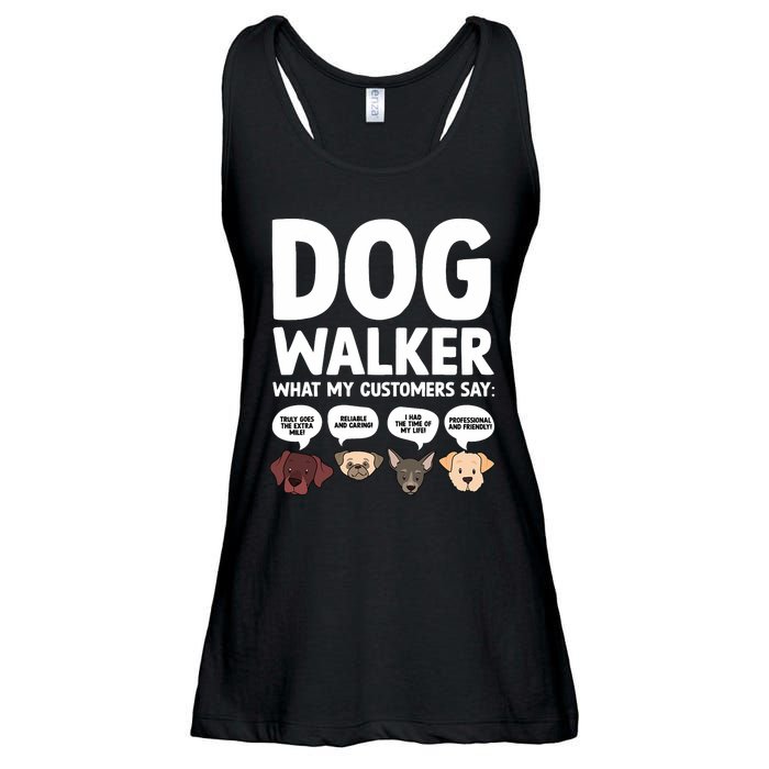 Best Dog Walker Design For Pet Walker Dog Walking Ladies Essential Flowy Tank