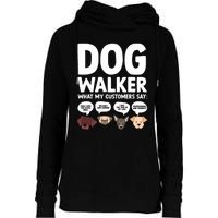 Best Dog Walker Design For Pet Walker Dog Walking Womens Funnel Neck Pullover Hood