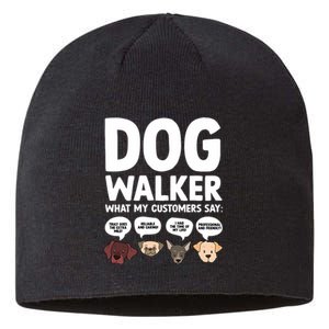 Best Dog Walker Design For Pet Walker Dog Walking Sustainable Beanie