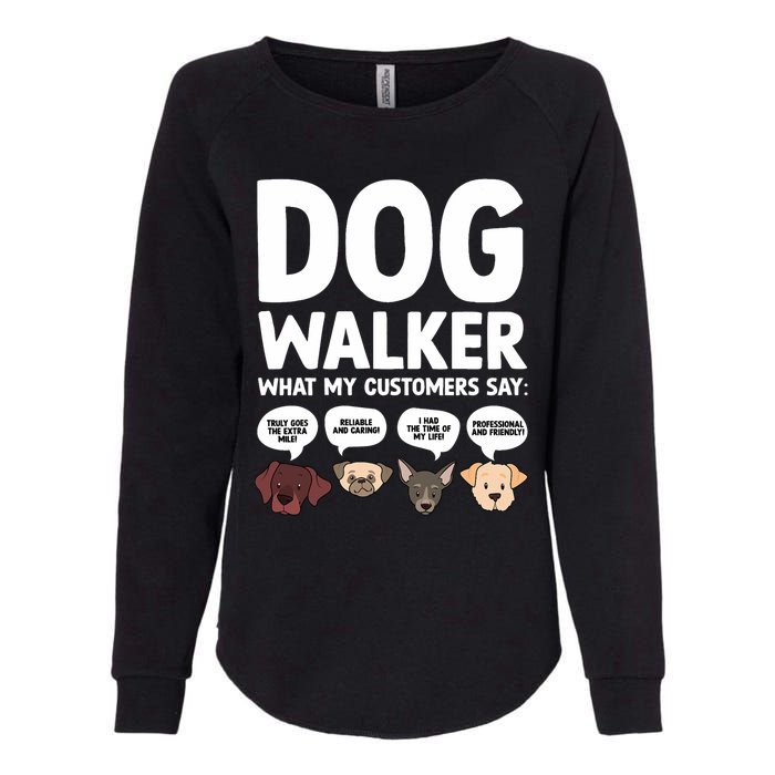 Best Dog Walker Design For Pet Walker Dog Walking Womens California Wash Sweatshirt